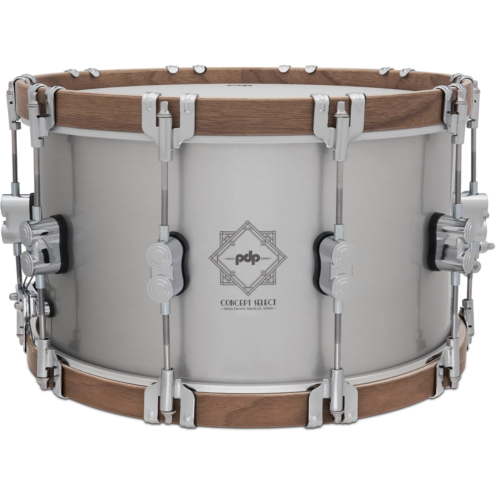 PDP Drums PDSN0814CSAL Concept Select Brushed Aluminum 14 x 8 inch snaredrum