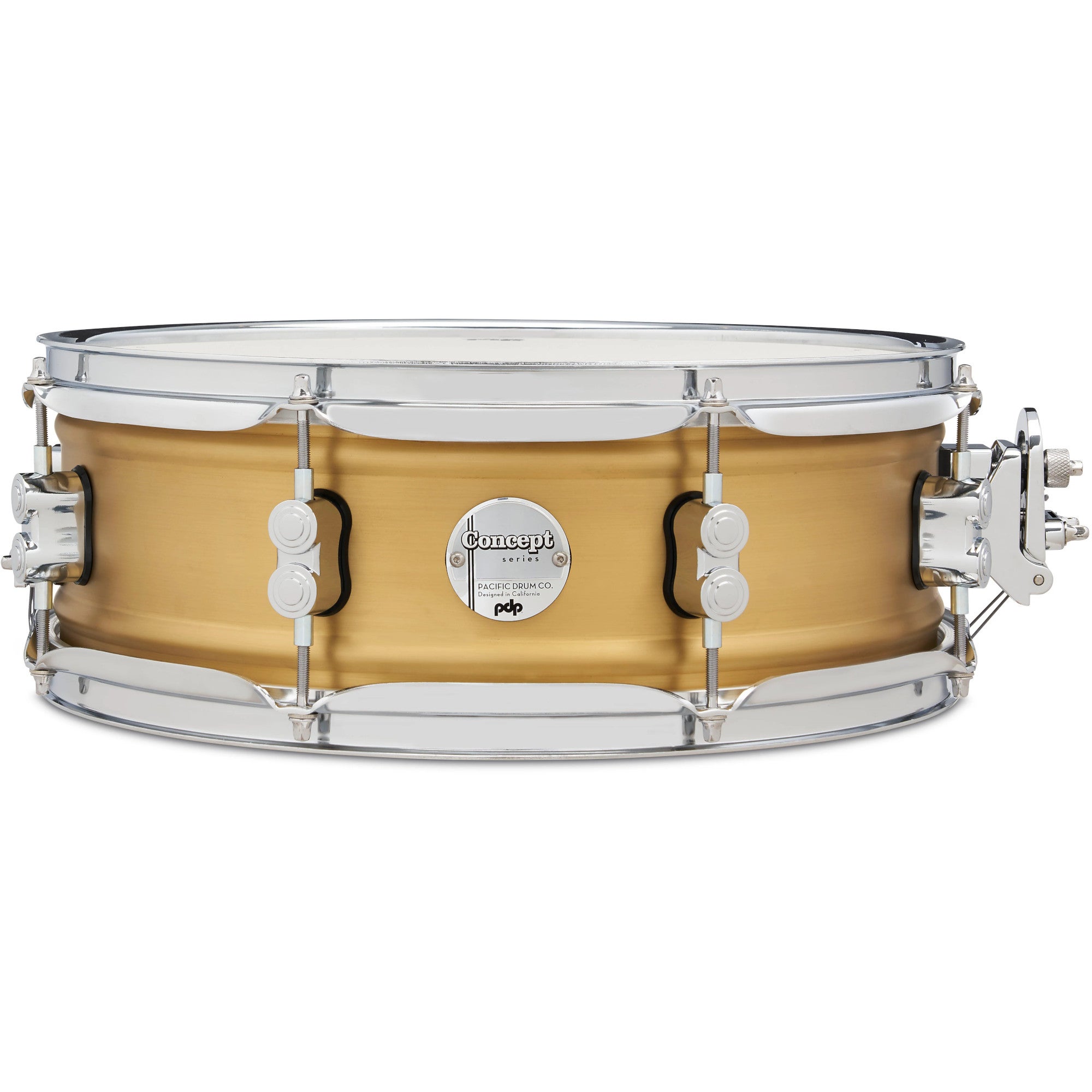 PDP Drums PDSN0514NBBC Concept Series Brushed Brass 14 x 5 inch snaredrum