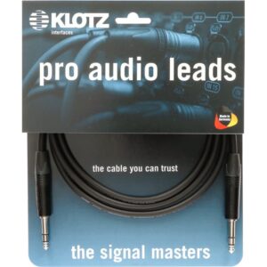 Klotz B4PP1-2000 Neutrik jack 3p - jack 3p 20 meter kabel