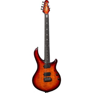 Sterling by Music Man MAJ200X John Petrucci Signature Majesty Flame Maple Tiger Eye met deluxe gigbag
