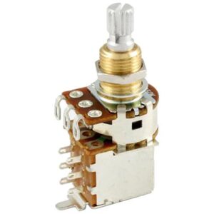 Bourns 500K Push/Pull Pot audio taper split shaft potmeter