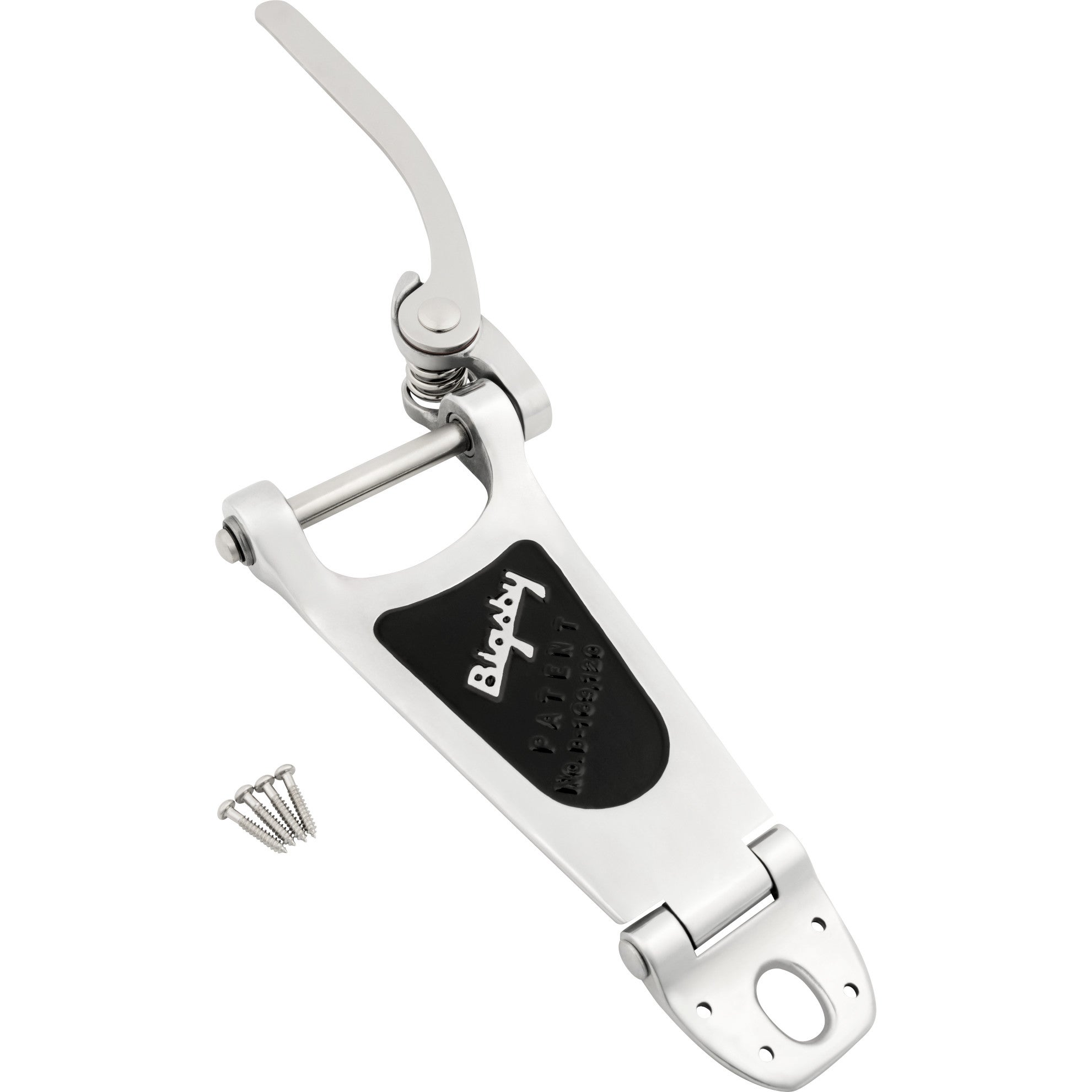 Bigsby B6 Extra Short Hinge Polished Aluminum vibrato staartstuk