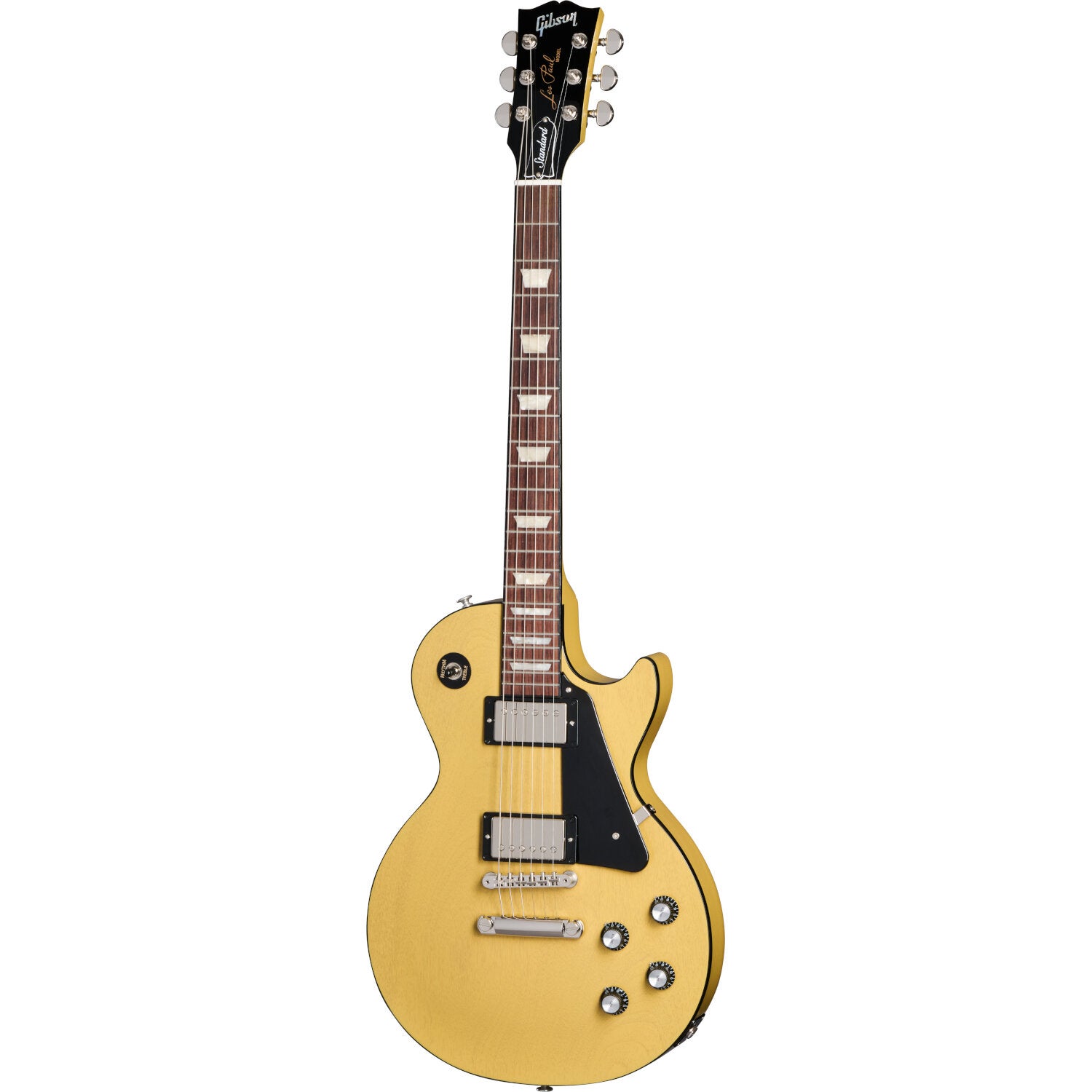 Gibson Les Paul Standard 60s Mahogany Top TV Yellow elektrische gitaar met koffer