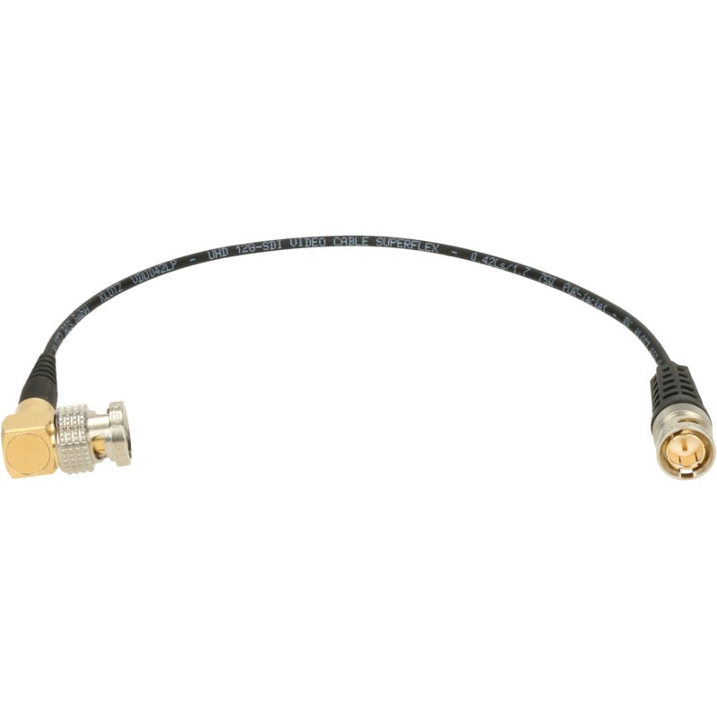 Klotz VU05L Plug D&H BNCslim/Pro angled UHD / 4K Video Cable 40 cm