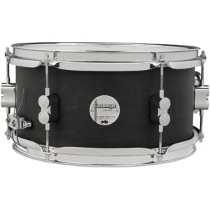 PDP Drums Concept Satin Black Wax Maple 12 x 6 inch snaredrum