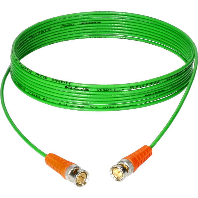 Klotz VU05H DS0 patchkabel UHD/4K BNCslim - BNCslim D&H oranje 2 meter