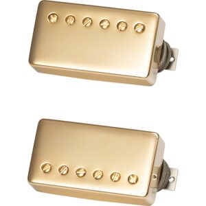 Gibson Custombucker Matched Set Double Black Gold Covers set van 2 humbucker elementen
