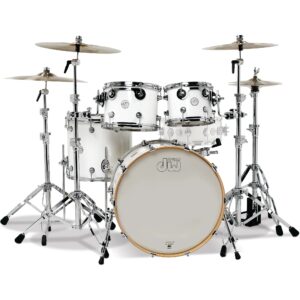 DW Drums DDLG2214WH Design Series Maple Gloss White 4d. shellset