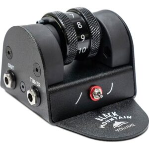 Black Mountain Volume Roller Pedal met tuner out en scope switch