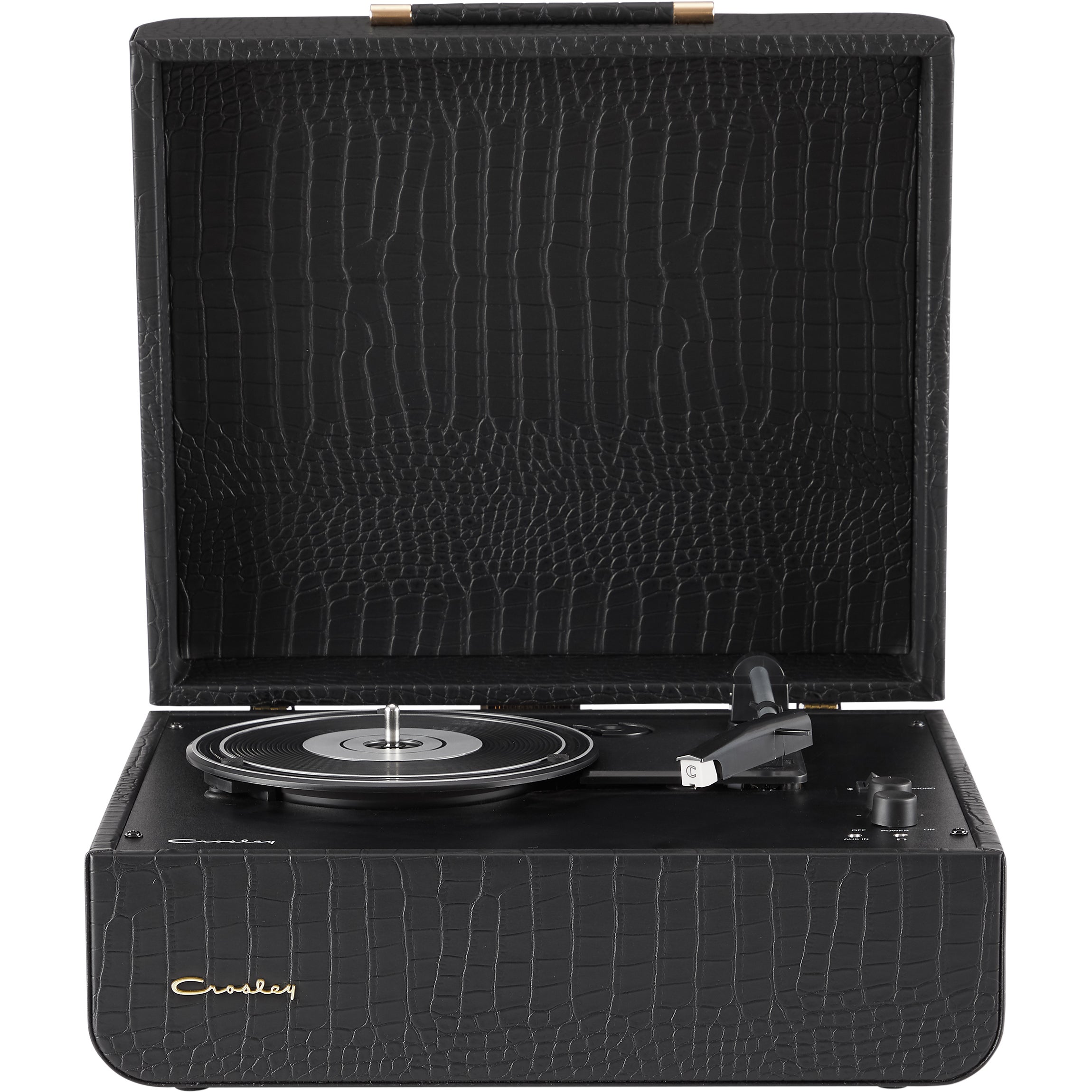 Crosley CR6255A-BC4 Mercury Black Croc platenspeler