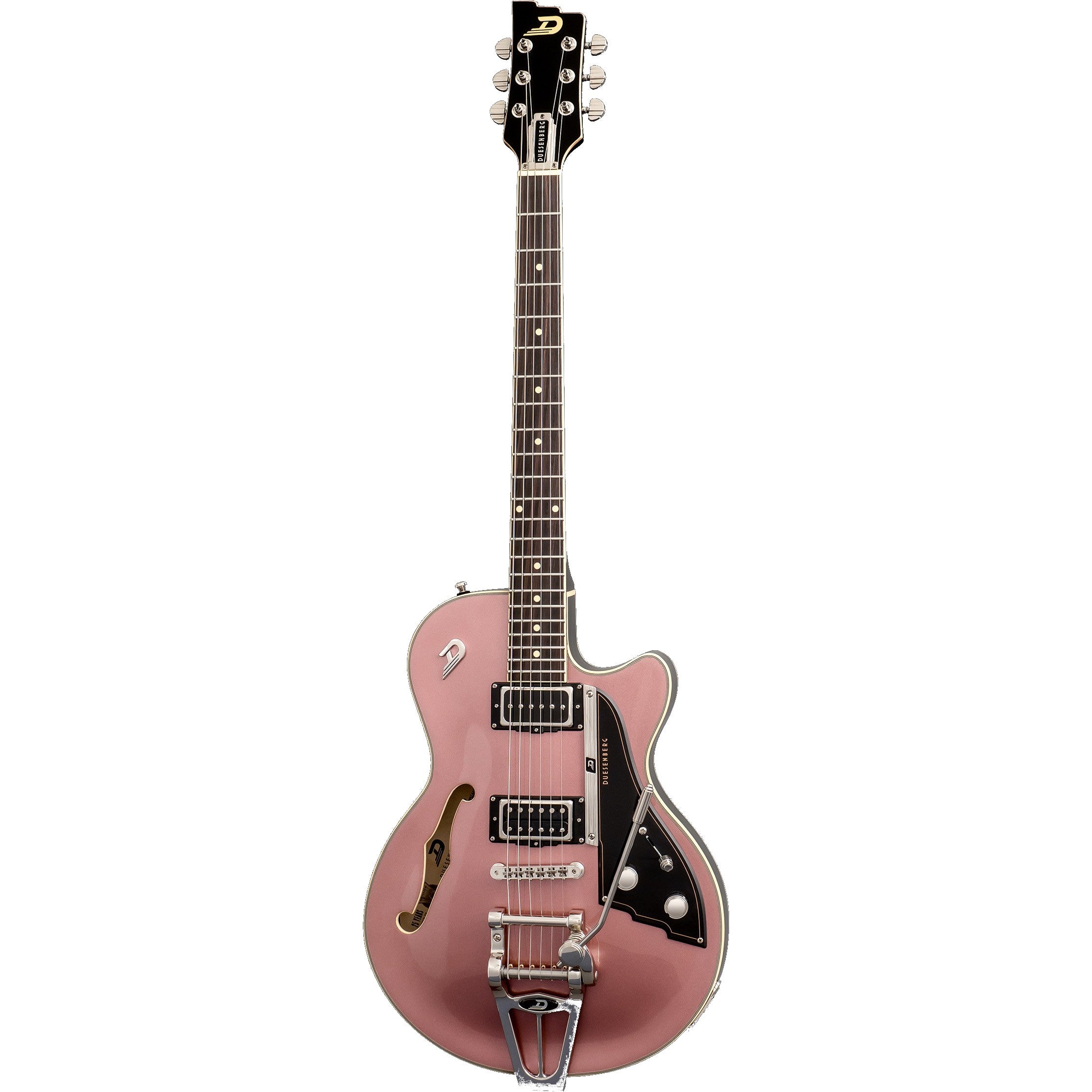 Duesenberg Starplayer TV Catalina Sunset Rose semi-akoestische gitaar met koffer