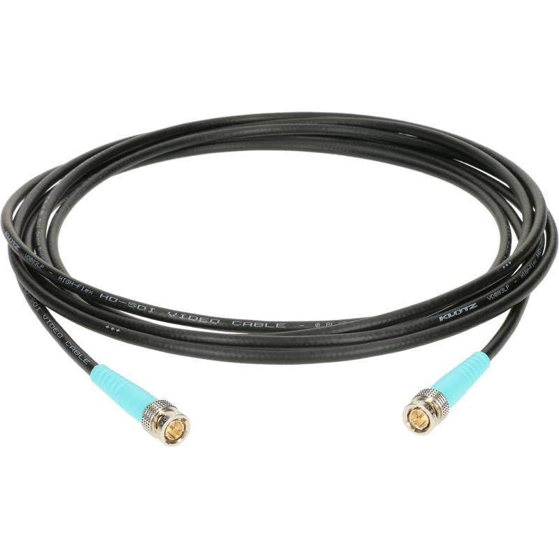 Klotz VU08L videokabel UHD/4K BNCPro D&H cyaan 30 meter