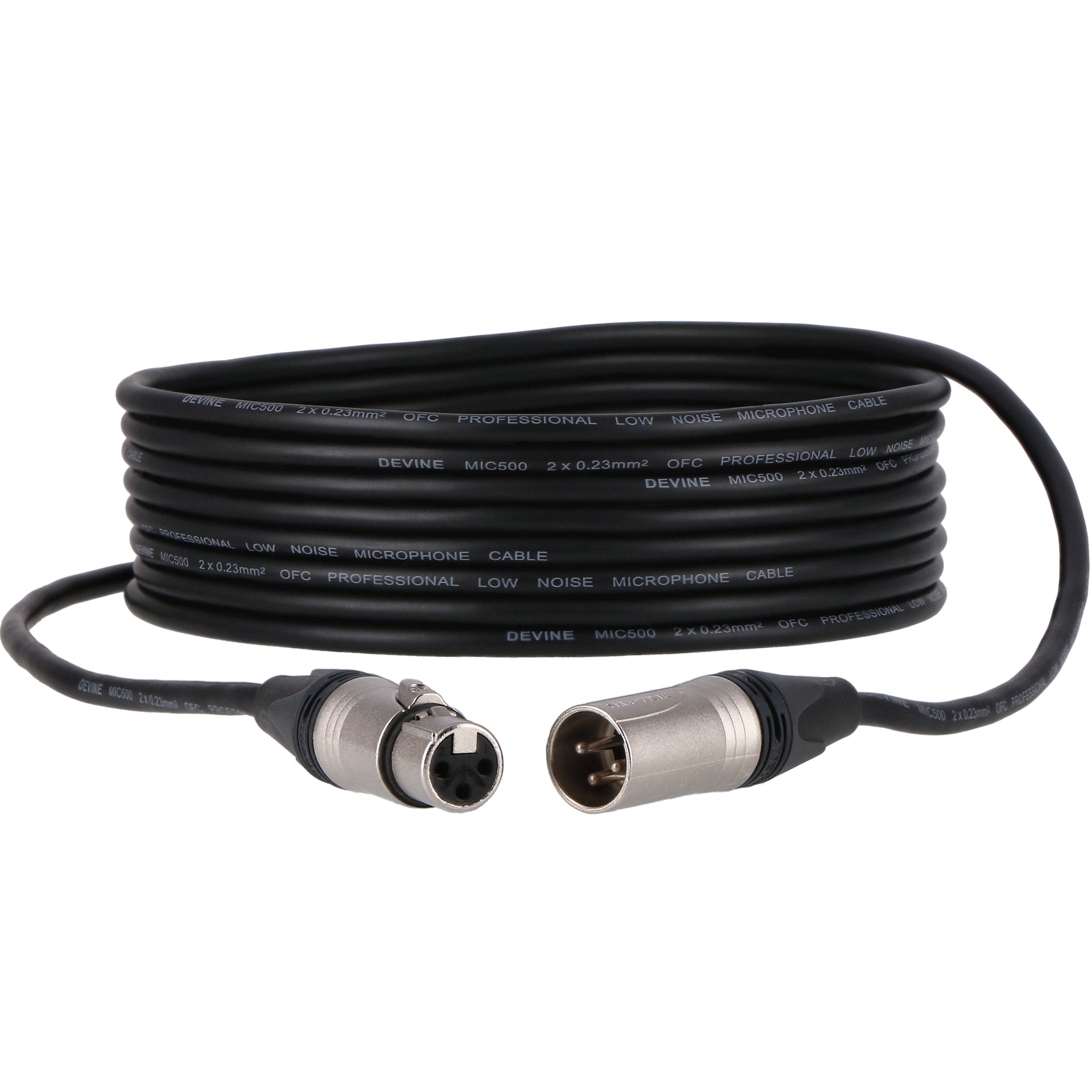 Devine MIC500N/5 XLR microfoon- en signaalkabel 5 meter (50x)