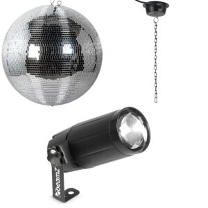 Ayra DanceFX MB20-10x10 spiegelbol 20 cm met motor en spot