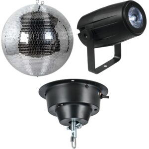 Ayra DanceFX MB40-5x5 spiegelbol 40 cm met motor en RGBW spot