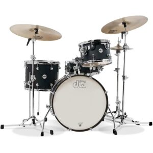 DW Drums Design Series Frequent Flyer Satin Black 4d. shellset