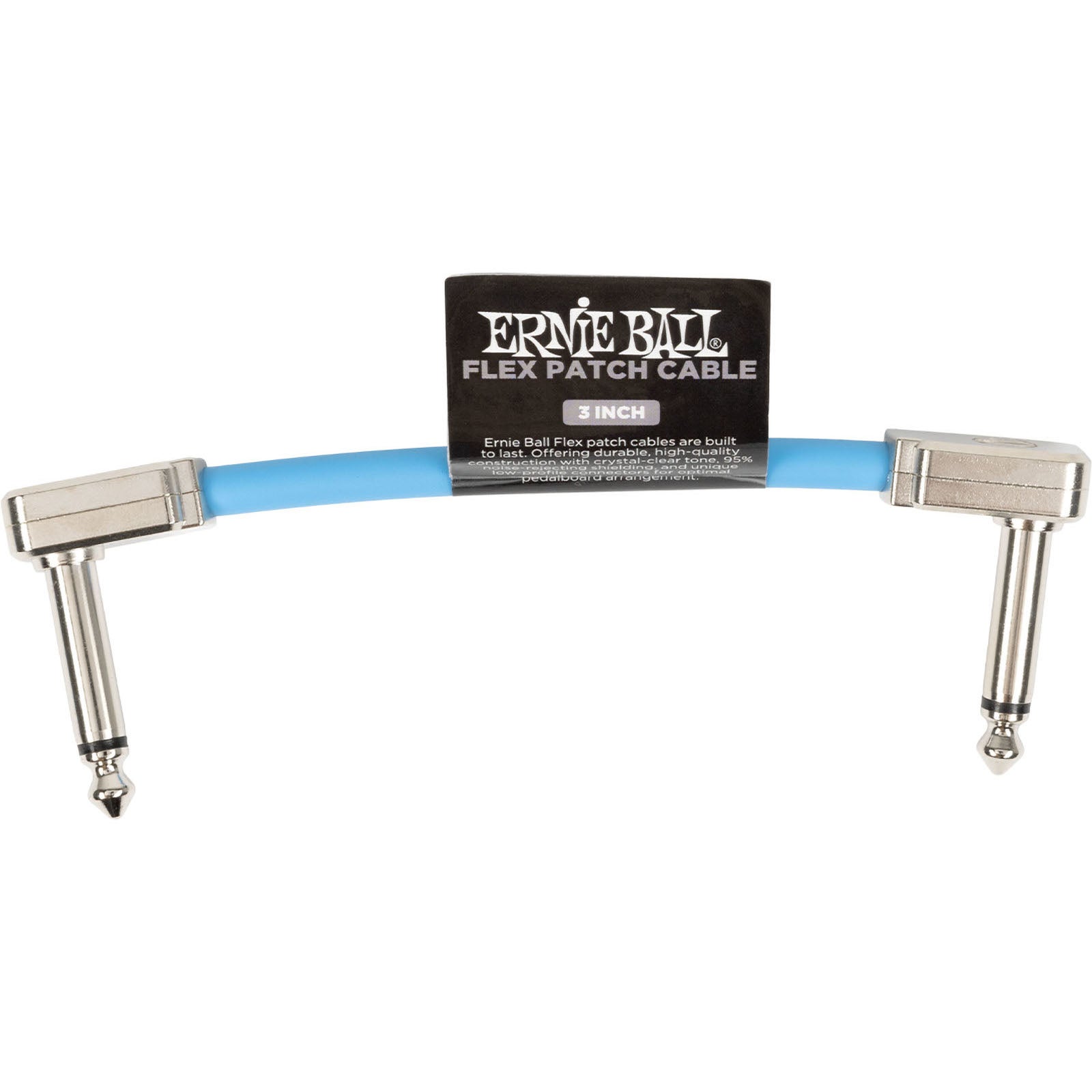 Ernie Ball 6454 Flex Patch Blue patchkabel 7,5 cm