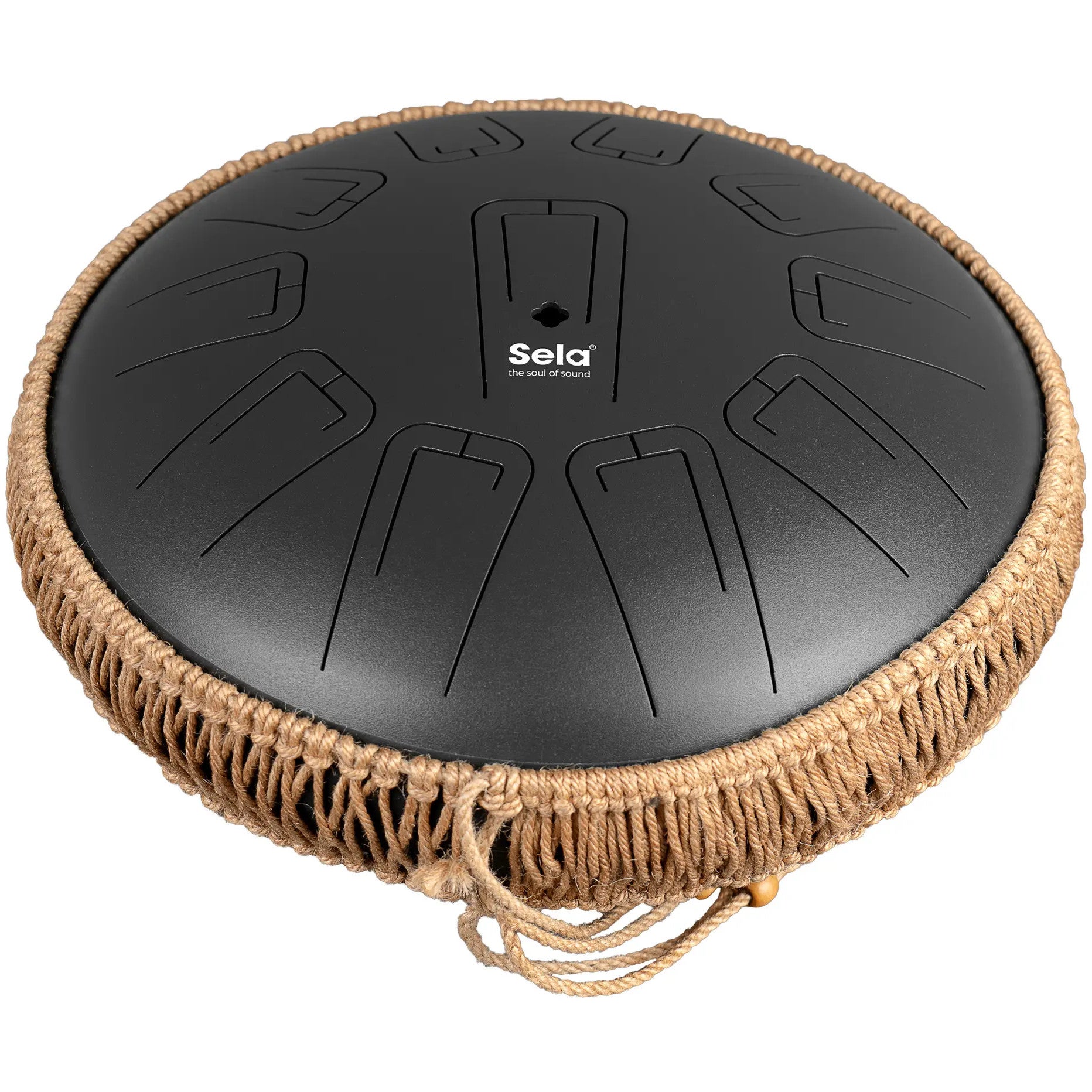 Sela SETD13U1 Unity Steel Tongue Drum Black C-mineur tongue drum 13 inch