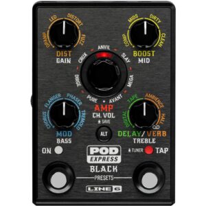 Line 6 POD Express Guitar Black multi-effectpedaal