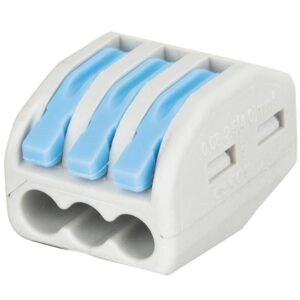 Showgear kabelterminal 3-weg, blauw