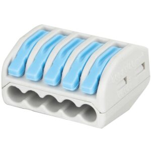 Showgear kabelterminal 5-weg, blauw