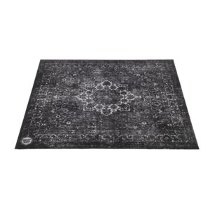 DRUMnBASE Pro Series X-Heavy 7kg Road Worn Black Persian drummat 160 x 185 cm