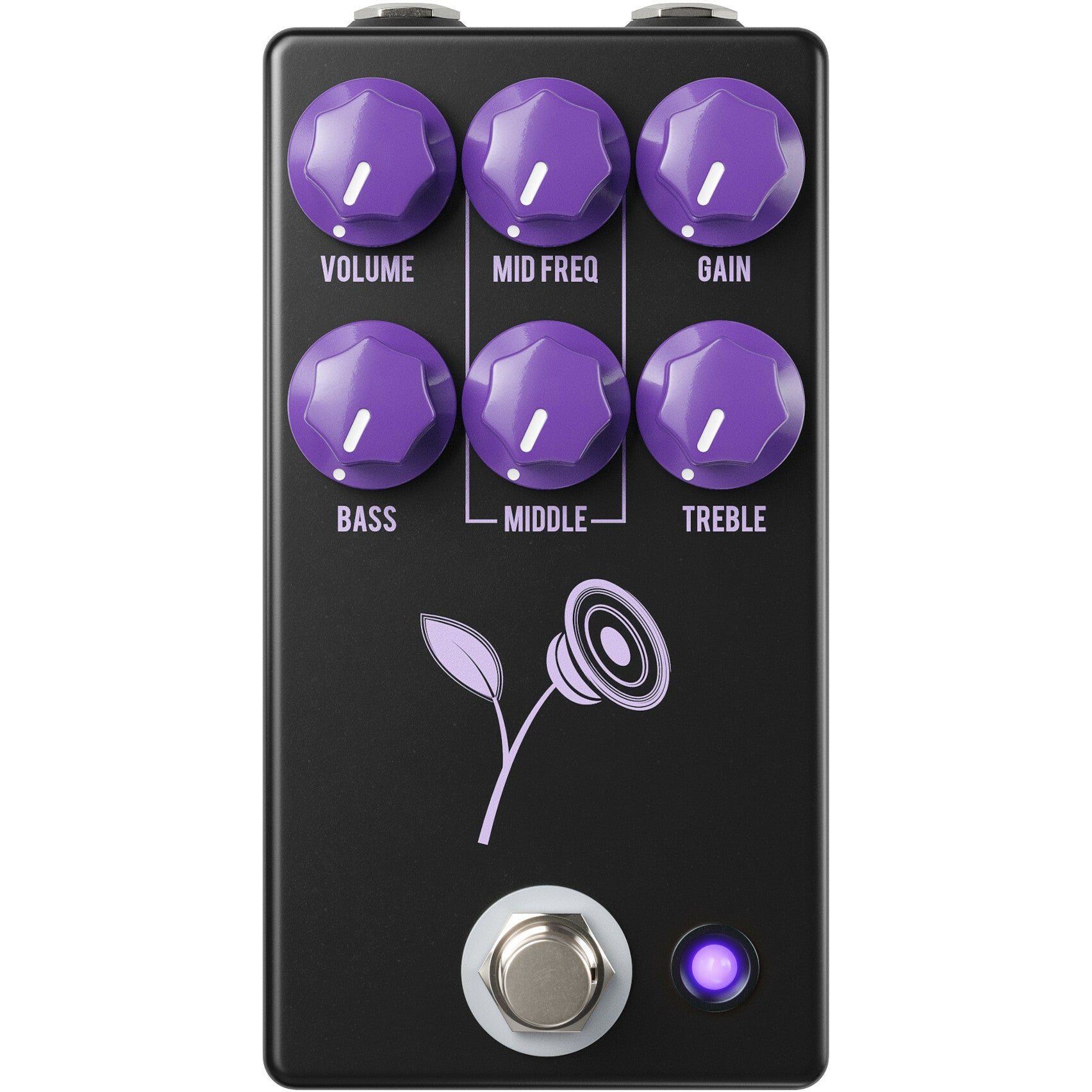 JHS Pedals Violet Black Lari Basilio signature overdrive / distortion effectpedaal