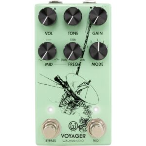 Walrus Audio Voyager MKII Seafoam preamp / overdrive effectpedaal