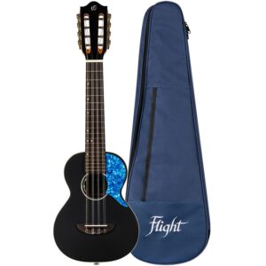 Flight Princess Series Iris 8 Tenor 8-snarige elektrisch-akoestische ukelele met gigbag