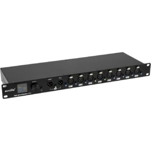 Eurolite DMX Split/Boost 8 PRO 3-pin met RDM ondersteuning en real-time DMX monitoring