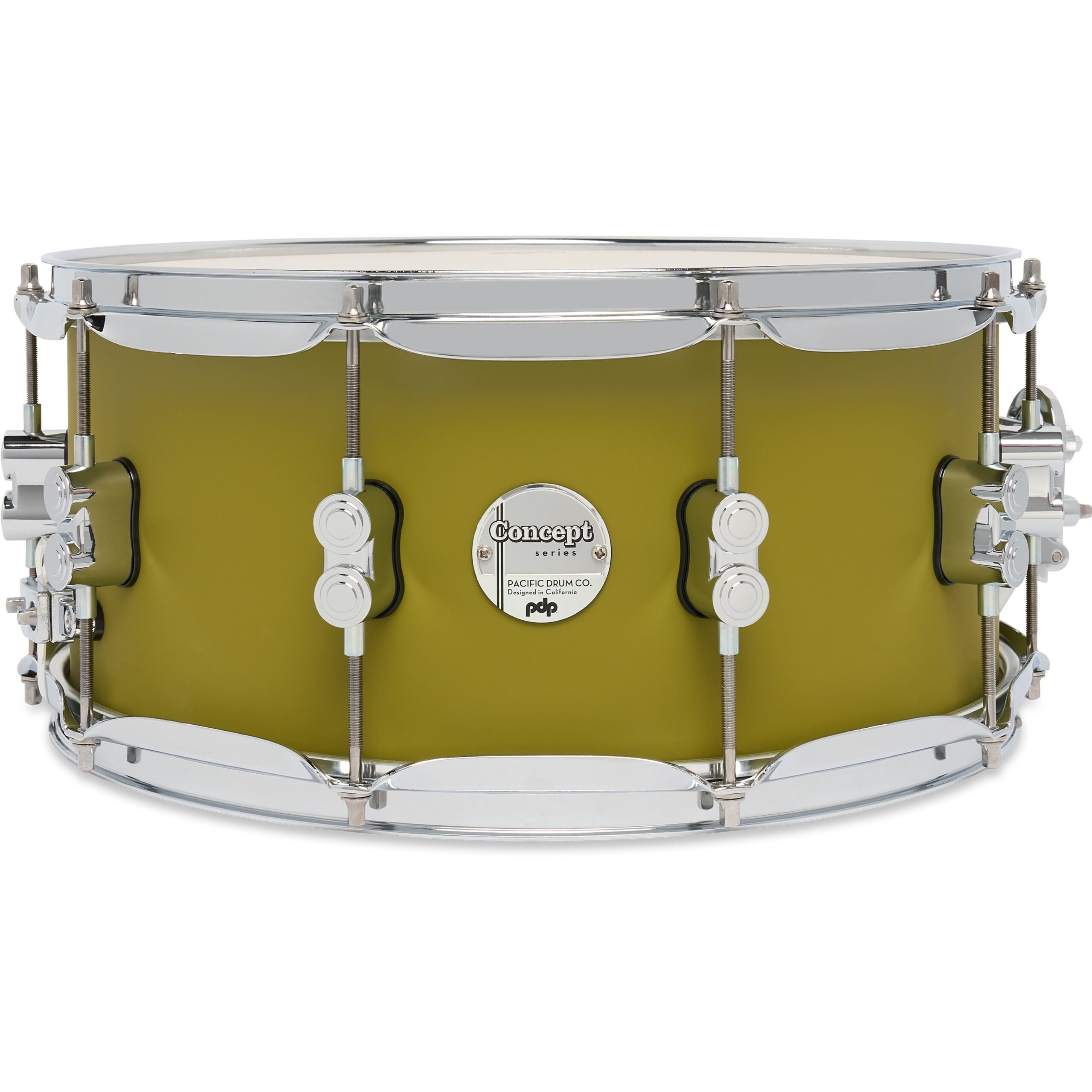 PDP Drums Concept Maple Satin Olive 14 x 6.5 inch snaredrum