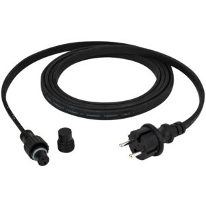Showgear voedingskabel voor Festoon Light E27, zwart