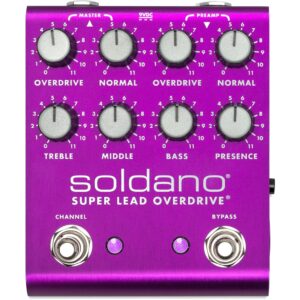 Soldano SLO Plus Purple Limited Edition 2-kanaals crunch / overdrive effectpedaal