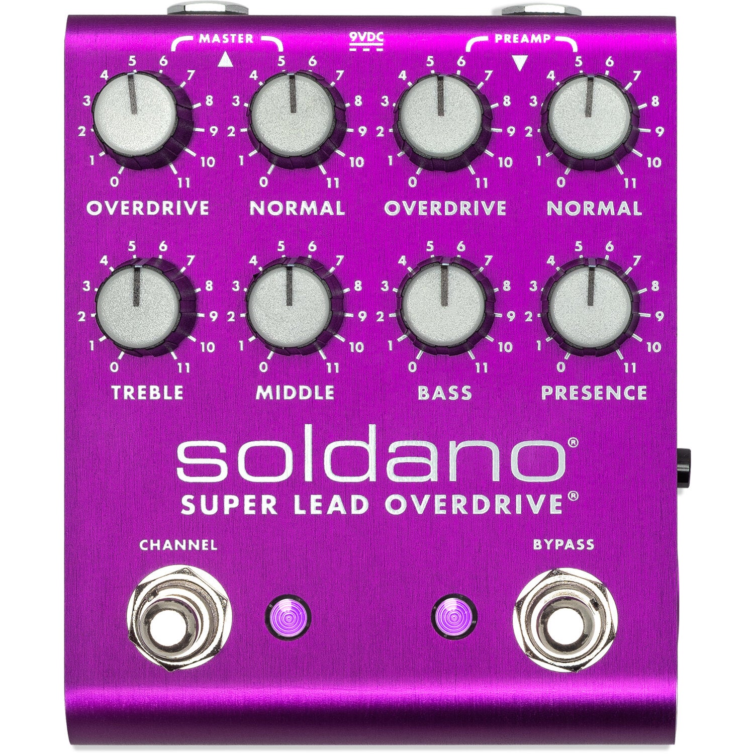 Soldano SLO Plus Purple Limited Edition 2-kanaals crunch / overdrive effectpedaal