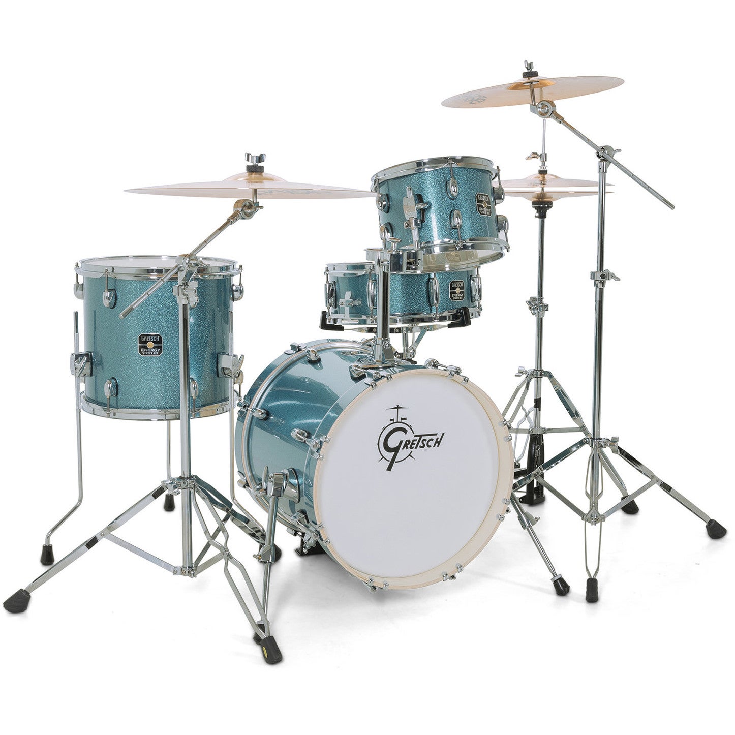 Gretsch Drums GE4S464BS Energy Street Kit Blue Sparkle 4d. bebop shellset (incl. snaredrum)