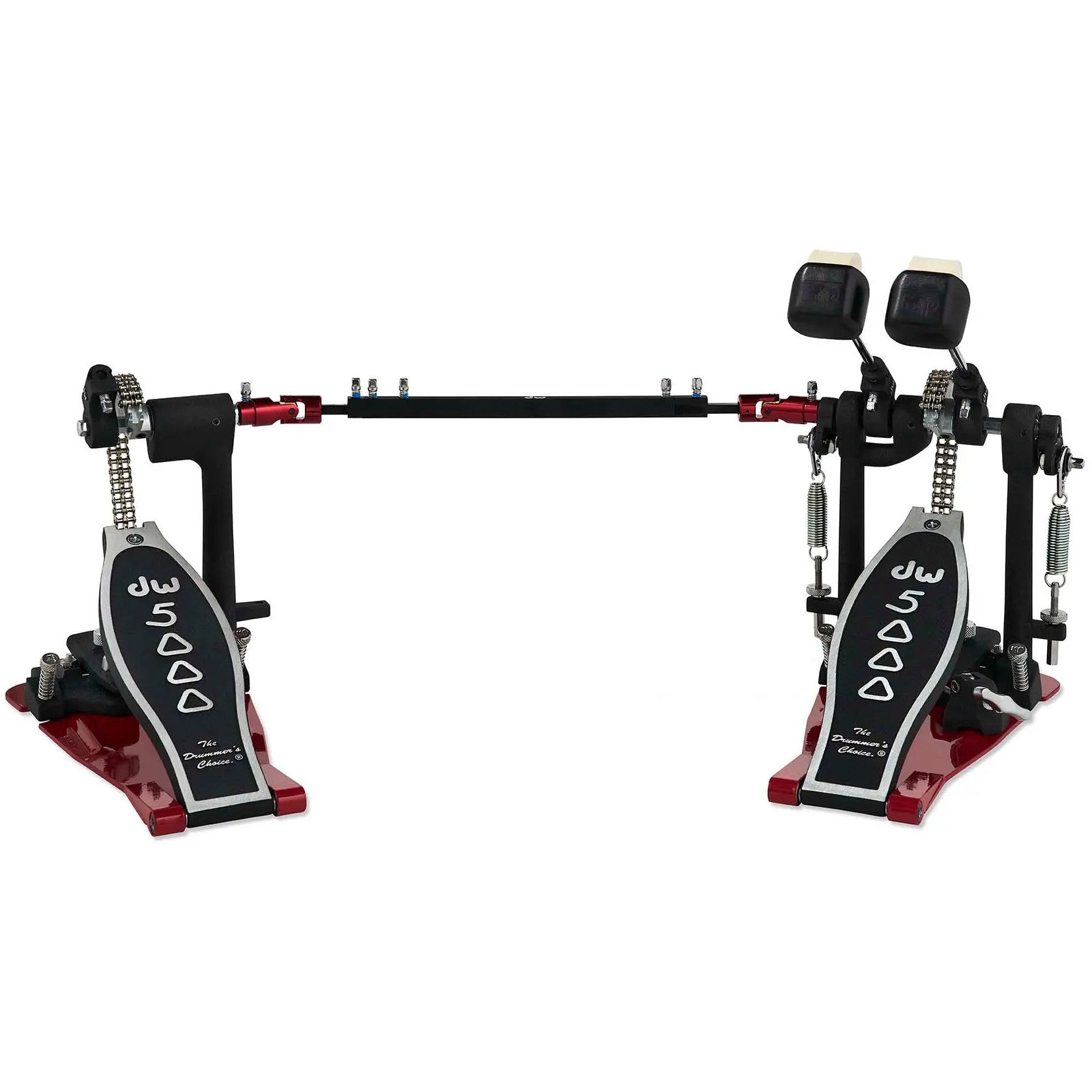 DW Drums 5000 Series DWCP5002ADH Heelless dubbel bassdrumpedaal incl. tas