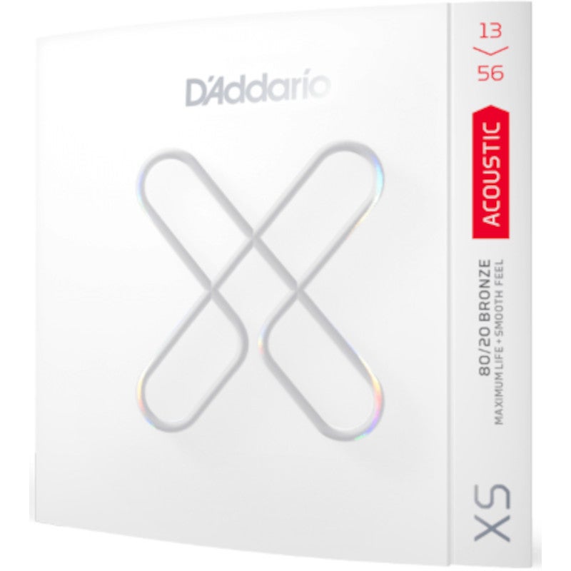 D'Addario XSABR1356-3P XS 80/20 Bronze Coated 13-56 snaren voor westerngitaar (3 sets)