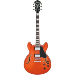 Ibanez AS73 Artcore Transparent Tangerine Flat semi-akoestische gitaar