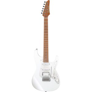Ibanez AZ2204 Prestige Pearl White elektrische gitaar met koffer