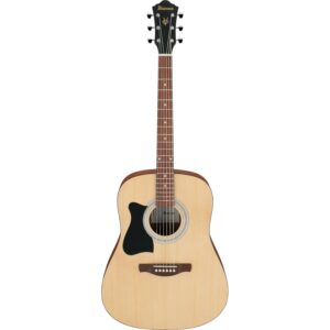Ibanez V50LNJP Open Pore Natural linkshandig Jam Pack Quick Start westerngitaar-pakket
