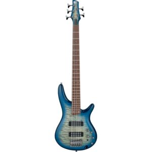 Ibanez SR405EQM Soundgear Stained Cosmic Blue Starburst 5-snarige elektrische basgitaar