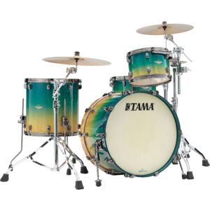 Tama ME32CZBS-VMMF Starclassic Maple Marine Shoreline 3d. shellset black nickel hardware