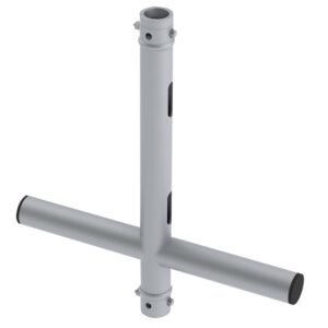 Showgear T-Downrigger voor F-truss, zilver