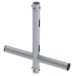 Showgear T-Downrigger voor G-truss, zilver