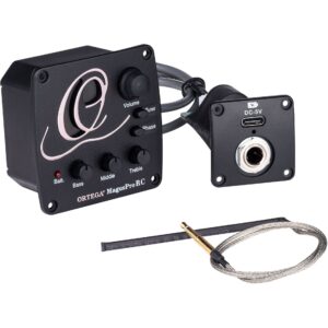 Ortega MAGUSPRO/B-RC Active Preamp System voorversterker voor elektrisch-akoestische basgitaar