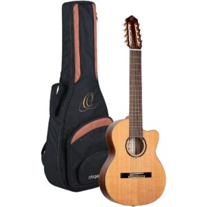 Ortega Performer Series RCE159RW-8 8-snarige E/A klassieke gitaar met gigbag