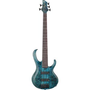 Ibanez BTB945 Cosmic Blue Low Gloss 5-snarige elektrische basgitaar