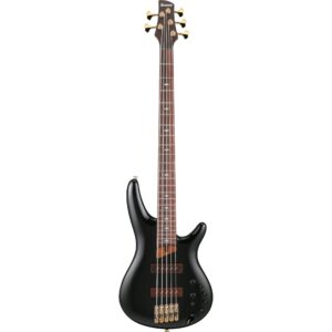 Ibanez SR3505 Prestige Black 5-snarige elektrische basgitaar met koffer