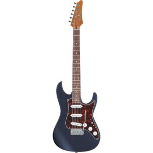 Ibanez AZ2203NT Prestige Dark Tide Blue Flat elektrische gitaar met koffer