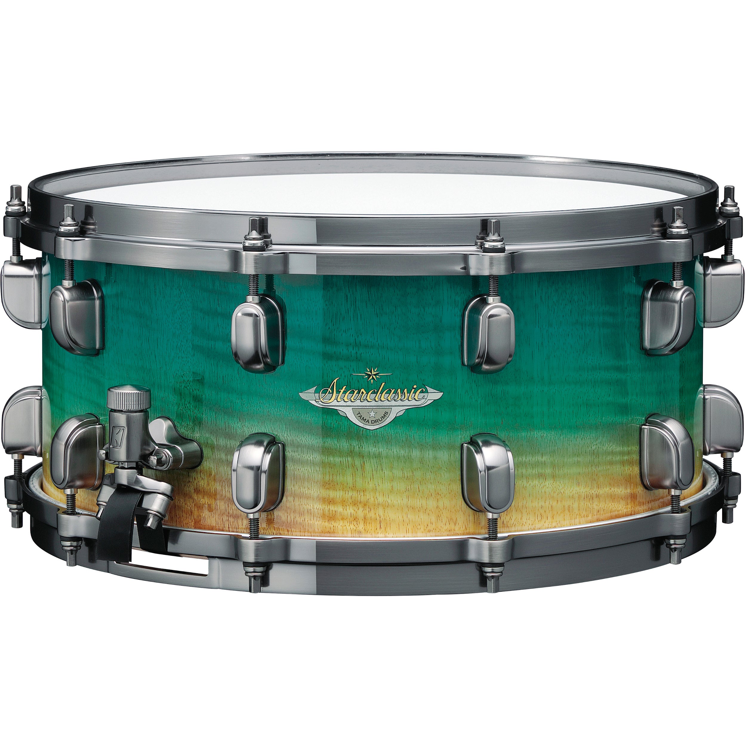 Tama MES148U-VMMF Starclassic Maple Exotic Marine Shoreline 14 x 8 inch snaredrum (smoked black nickel)